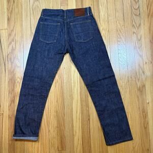 Gustin Selvedge Jeans Men's Sz 30 California Slim Raw Blue Denim Super Light #37